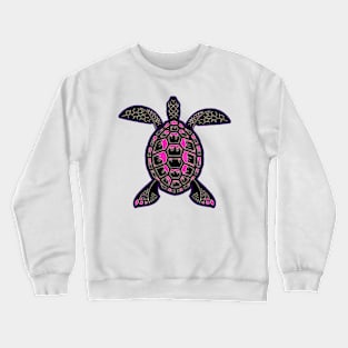 Turtle - Pink Crewneck Sweatshirt